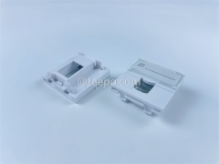 French style 1 port faceplate insert for telephone or network keystone jack from China manufacturer TAEPO for Sale