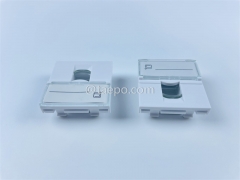 French style 1 port faceplate insert for telephone or network keystone jack from China manufacturer TAEPO for Sale