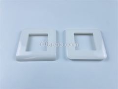 80x80mm French style network Faceplate frame Compatible with metal bracket and insert from China manufacturer for Sale