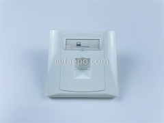86x86mm German style 1 port network faceplate from China Manufacturer TAEPO for Sale