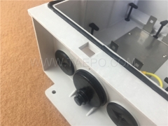 Outdoor waterproof 20 pair dp box for krone module with lock from China Manufacturer for Sale