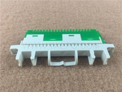 10 pairs super compact profile connection module with wire guide