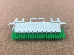 10 pairs super compact profile connection module with wire guide