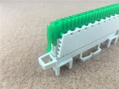 10 pairs super compact profile connection module with wire guide
