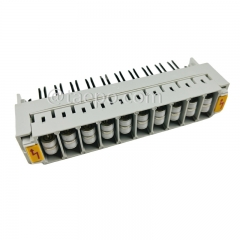 10 pairs 3-pole over-voltage protection magazine for LSA highband module #TP-1205-10P, with GDT arrester