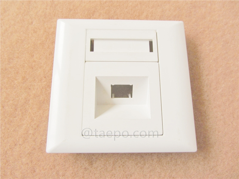 Fiber optic faceplate, simplex, SC, 86x86mm