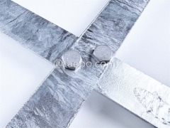 Cable loop holder for poles, 760x38x4mm