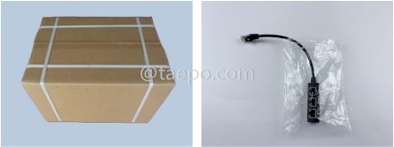 Packing pictures for RJ45 coupler 3 inputs 1 output
