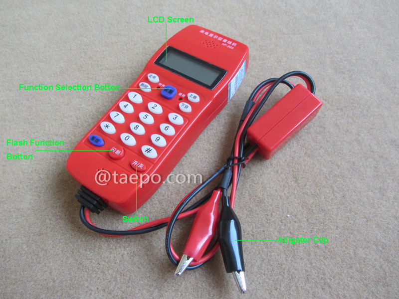 Illustration pictures for Telephone line tester
