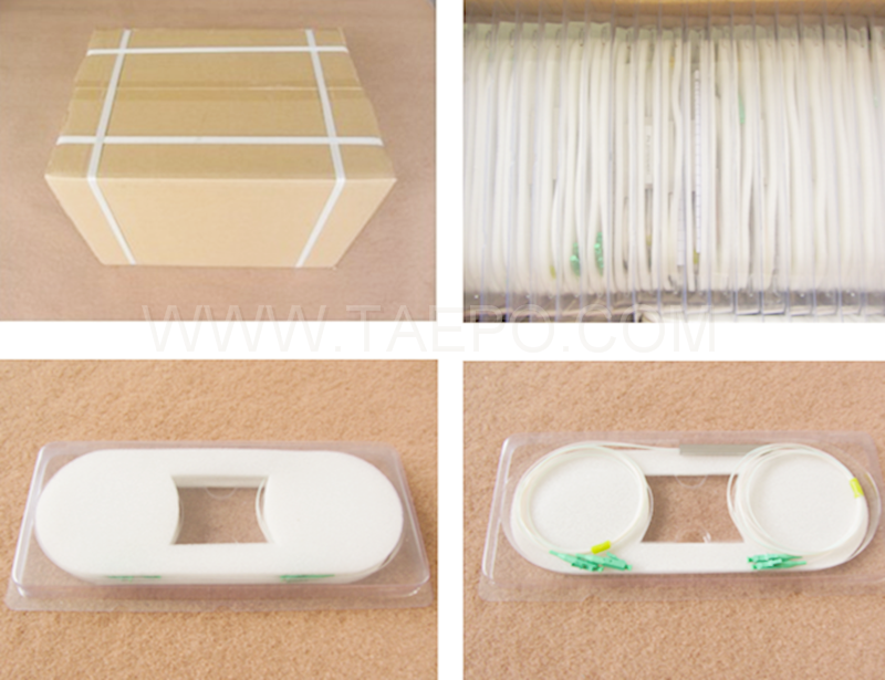 Packing pictures for Fiber optic splitter, PLC, steel tube, 2x2, with LC/APC connector